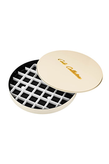 ABAREEK 35 cm round elegantly designed basbousa tray