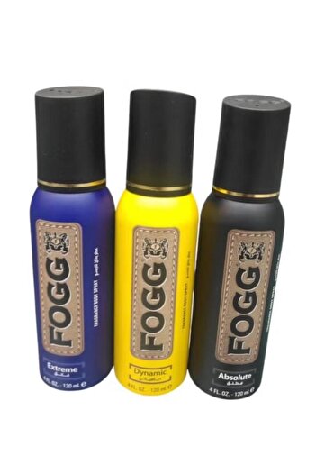 FOGG 3 x 120ml Men's Body Spray Set