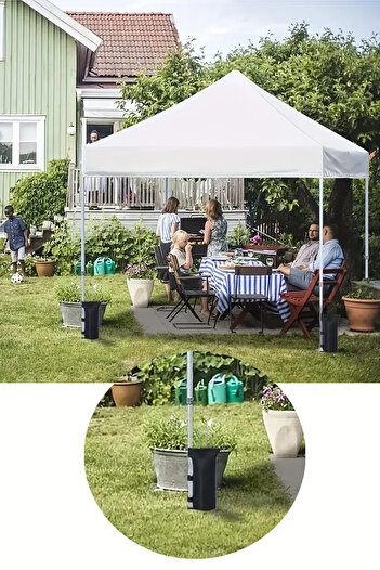 Bundera Weight Bags 4Pcs Sand Weight Bags with Leg Weights for Pop up Canopy Sun Shade Umbrella