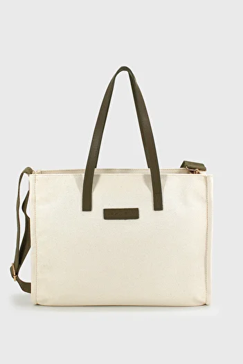 LUNABLU Women's Canvas Shopper Bag