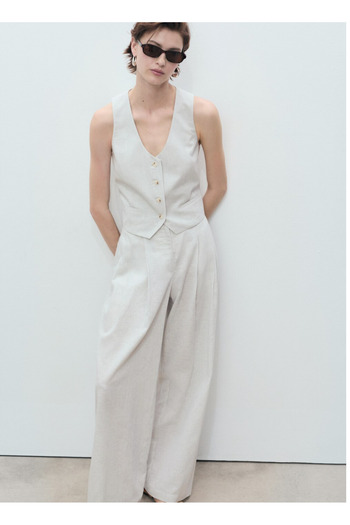 MANGO WAISTCOAT HONEY