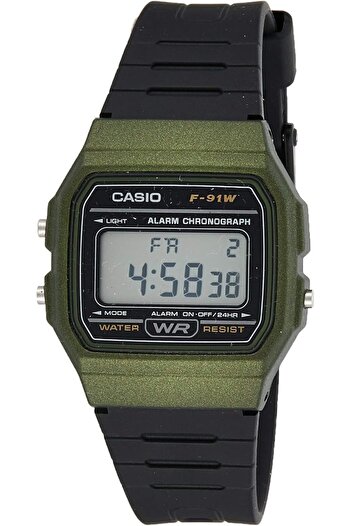 Casio Digital Watch for Unisex Model F-91WM-3ADF