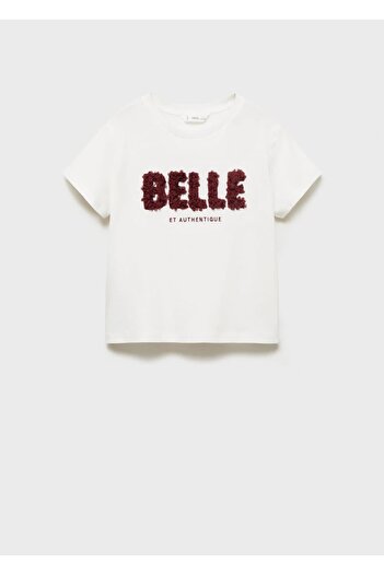 MANGO Kids Μπλουζάκι με ανάγλυφο