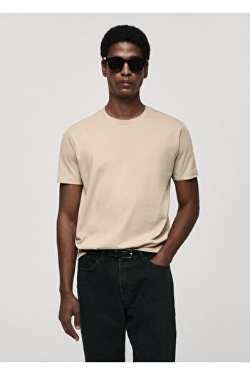 MANGO Man 100% Cotton Slim-Fit T-Shirt