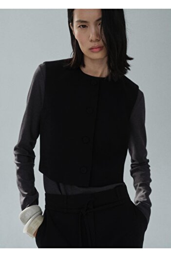 MANGO Woman Buttoned suit vest