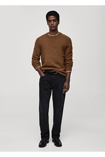 MANGO Man Strickpullover aus Woll- und Baumwollmischung