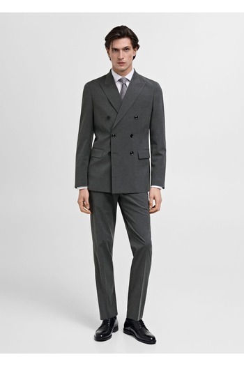 MANGO Man Slim Fit Fabric Trousers