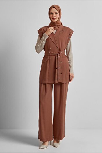 Alvina Belted Trousers Suit 45382