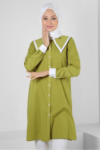 Alvina COLLAR DETAILED SHIRT TUNIC 43817