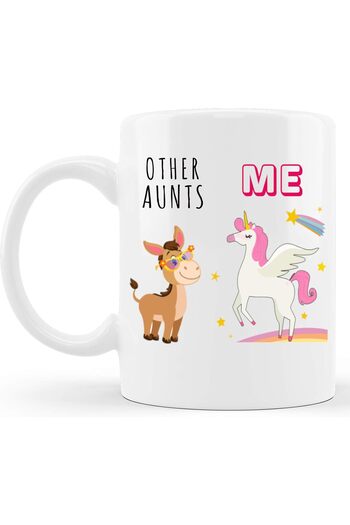 Be Care Classic Mugs - Funny Aunt Gift Ceramic Coffee Mug, White