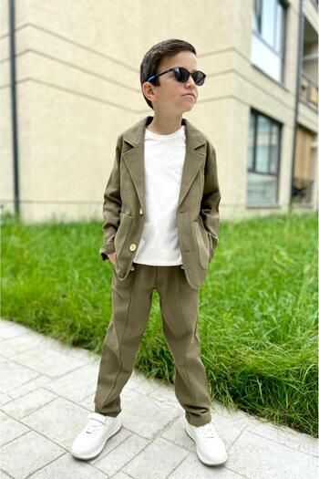 STAR GOGO KİDS Boy's Linen Suit
