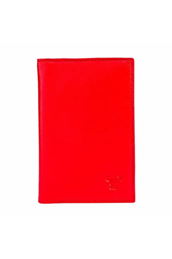 Toro Nero Men's wallet made of red genuine leather Document Leather