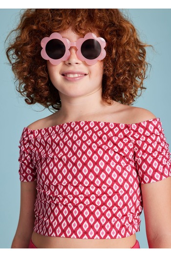 MAYORAL Girl's T-Shirt Shorts Suit Fuchsia 6293