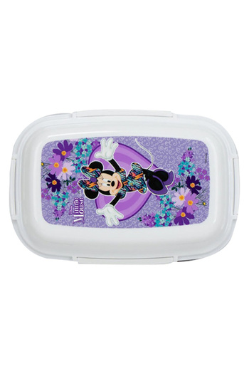 SUNCE Minnie Mouse 4-Clip Closure Lunch Box