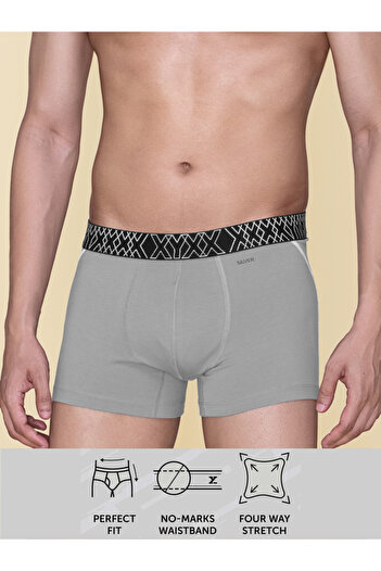 XYXX By Styli Cotton Stretch Brief with Textured Elastic