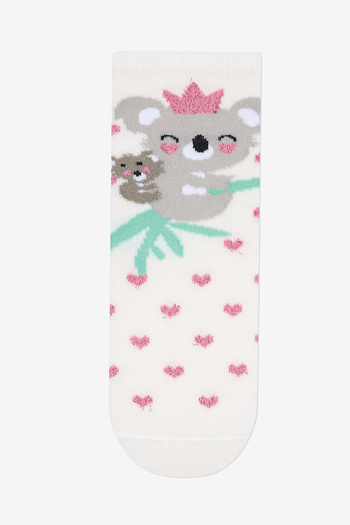 Penti Girl's Sweety Koala Multicolored 3-Piece Socks
