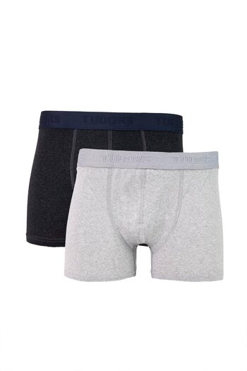 Tudors Men's 2-Pack Cotton Lycra Flexible Fabric Boxers