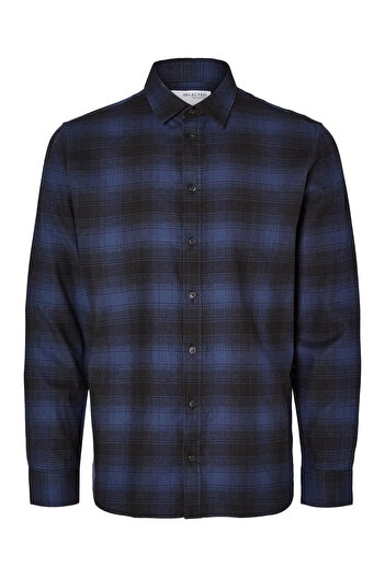 Selected Homme selected homme Men's Shirt 16091358 Navy Blue