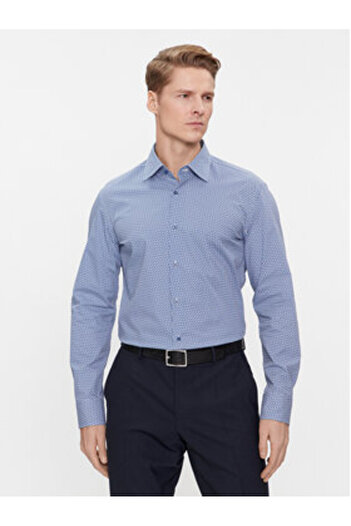 BOSS Mens Shirt 50478620 Blue