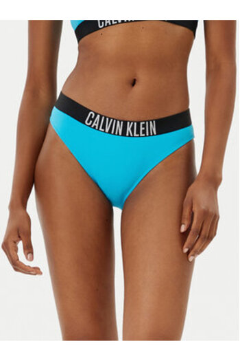 Calvin Klein Calvin Klein Swimwear Slip de bikini pentru femei KW0KW02856 Albastru