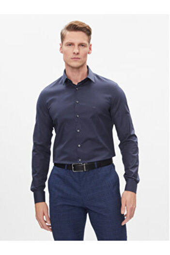 Calvin Klein Cămașă bărbătească K10K112305 bleumarin