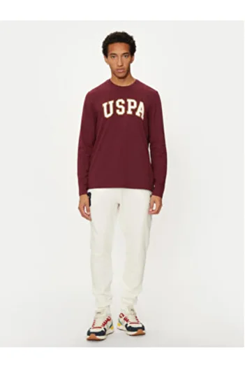 U.S. Polo Assn. us polo assn Mens Longsleeve MUP2184-D74 Red