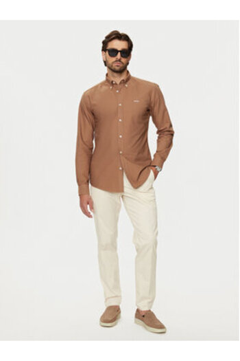 BOSS Men's Shirt 50521996 Beige