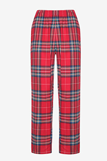 Penti Checkered Kırmızı Gömlek Pijama Takımı