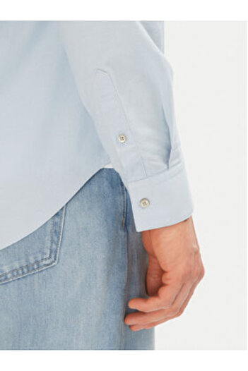 Calvin Klein Jeans Ανδρικό Πουκάμισο LV040EM125 Ανοιχτό Μπλε