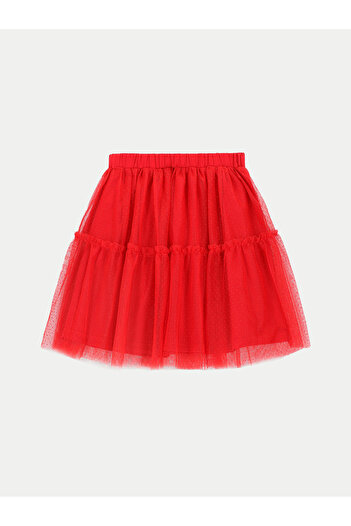Coccodrillo Girl Tulle Skirt ZC4124204EJG Red