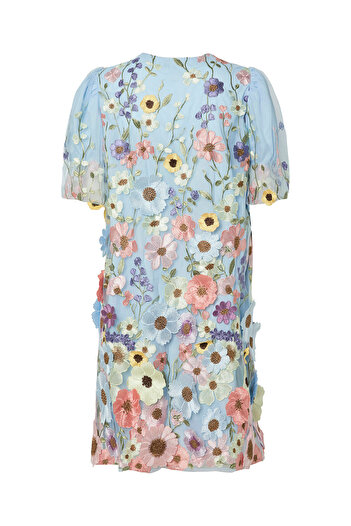YAS Rochie de cocktail pentru femei 26037387 Albastru deschis
