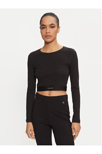 Calvin Klein Bluză de damă lenjerie intimă 000QS7217E Negru