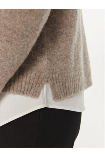 BOSS Women's Sweater 50478315 Gray