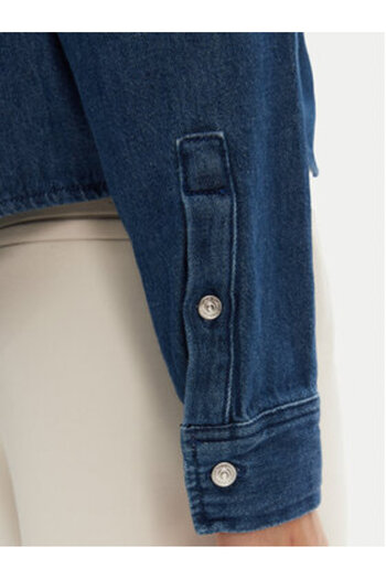 Calvin Klein Jeans Γυναικείο Τζιν Πουκάμισο J20J225518 Μπλε Σκούρο Μπλε