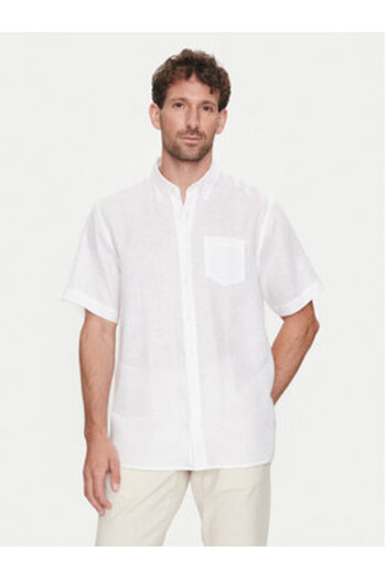 BUGATTI Mens Shirt 9450 58540A White