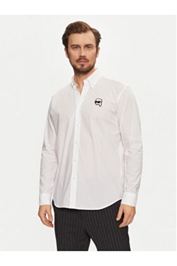 Karl Lagerfeld Men's Shirt 605911 551671 White
