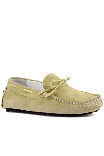 SailLakers - Ανδρικό Loafer από πράσινο σουέντ φιστίκι 101-3791-11169
