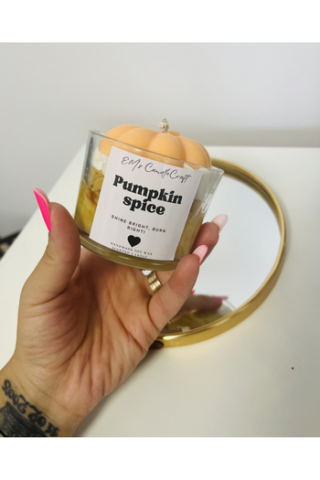 NO BRAND Pumpkin Spice - Artisan Scented Candle – Dessert Candle Collection
