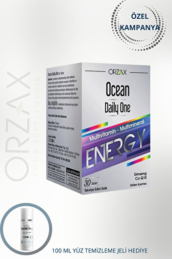 Ocean Daily One Energy 30 Tablets + 100 ml Facial Cleansing Gel Gift