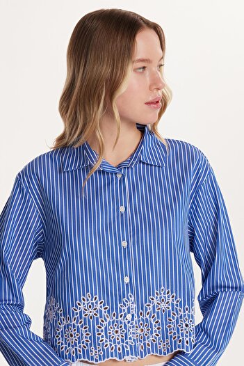 Tudors Жіноча сорочка Slim Fit з вузьким кроєм, довгими рукавами та класичним коміром
