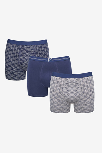 Penti Check 3-Piece Multicolor Boxers