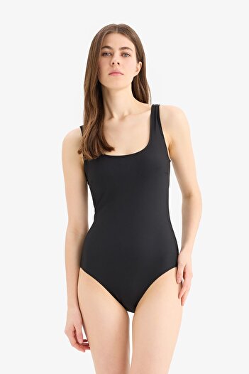 DeFacto Regular Fit Swimsuit-Fall in Love C0931Ax25Sm