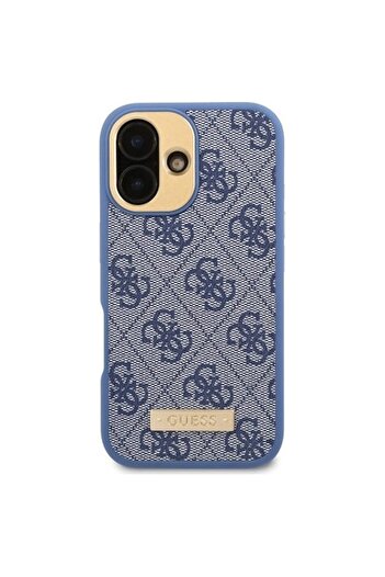 Guess Husă pentru iPhone 16 Plus - Guess Hardcase 4G cu logo MagSafe (GUHMP16MU4GPRB) - Albastră