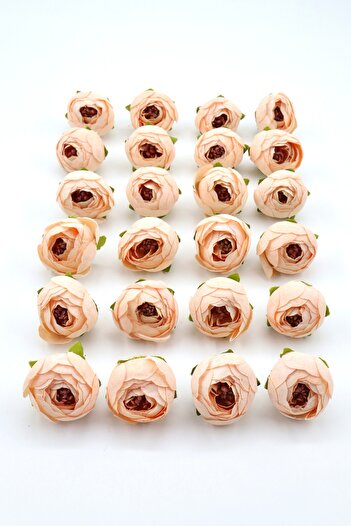 YENİCİ Artificial Peony (25 Pcs)-3Cm