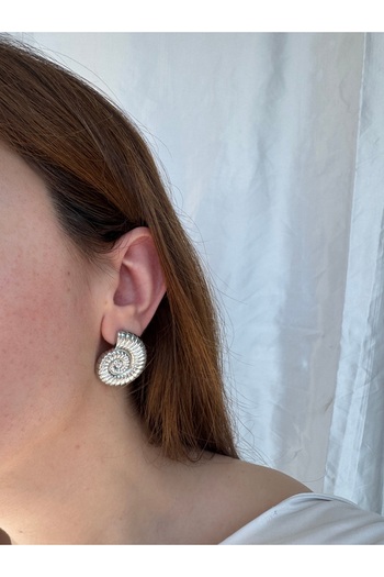 Petra Jeweils Seashell Silver Earrings