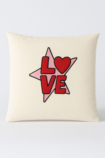 Rell Home Handmade Punch Embroidered Throw Pillow Cover |   Bohemian |   Patterned |