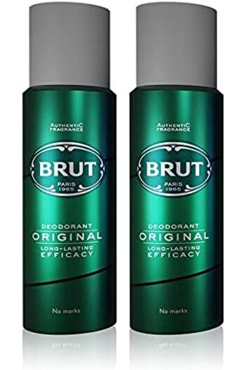 Brut Deodorant Spray for Men | Original | Fresh & Authentic Fragrance | Long Lasting Deo, 2x200 ml