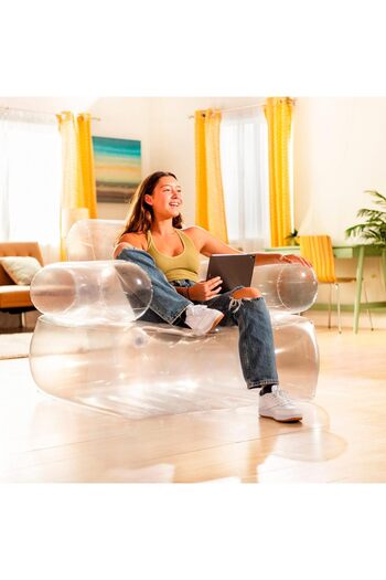 Intex Transparent chair, inflated size: 109 cm x 107 cm x 79 cm (66502NP)