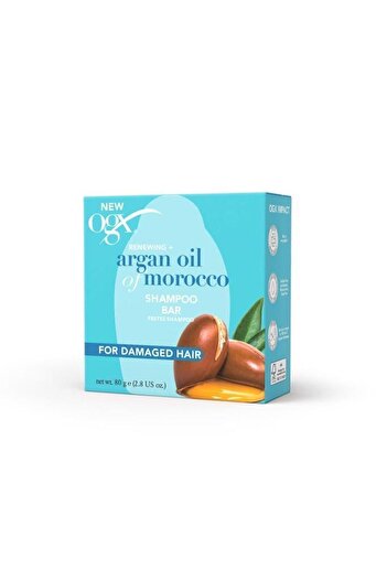 OGX Hassas Ve Kırılgan Saçlarınızı Canlandırıcı Argan Oil Of Morocco Katı Şampuan 80 G..
