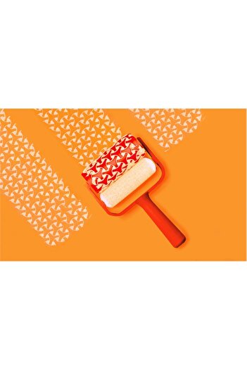 CosmosCraft Clover Patterned Wall Pattern Roll, 25 Cm, Plastic